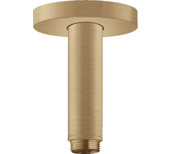 Потолочное подсоединение Hansgrohe S 100 мм, шлифованная бронза 27393140