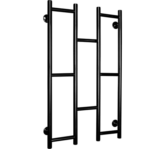 Полотенцесушитель водяной FINCOPPER FCK 900х500 черный, 1/2х3/4 FCK 900х500 RAL 9005