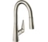 Кухонный смеситель однорычажный Hansgrohe Talis M51 160, с вытяжным душем 2jet, нержавеющая сталь 72815800 1
