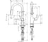 Кухонный смеситель однорычажный Hansgrohe Talis M51 160, с вытяжным душем 2jet, нержавеющая сталь 72815800 2
