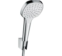 Душевой набор Hansgrohe Croma Select E 1jet с держателем и шлангом 125 см, белый/хром 26424400