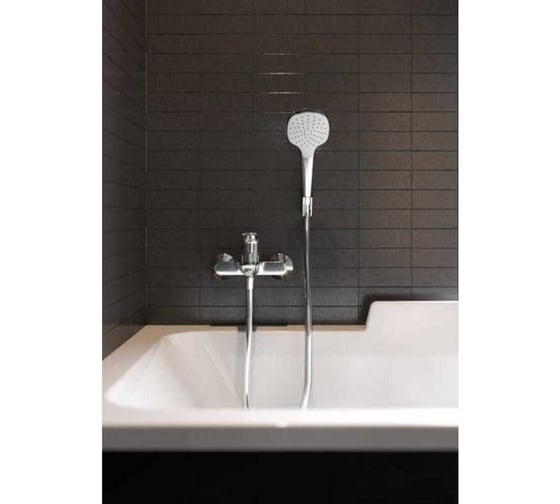 Душевой набор Hansgrohe Croma Select E 1jet с держателем и шлангом 125 см, белый/хром 26424400