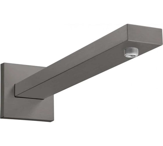 Держатель верхнего душа Hansgrohe Square 39 см, шлифованный черный хром 27694340