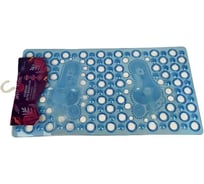 Коврик для ванной EUROHOUSE Следы ПВХ, 66х3, 6 см 14128