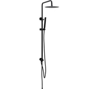 Душевая система без смесителя ALLEN BRAU 5.31031-31 PRIORITY верхний + ручный душ, черный матовый (314359) 00314359