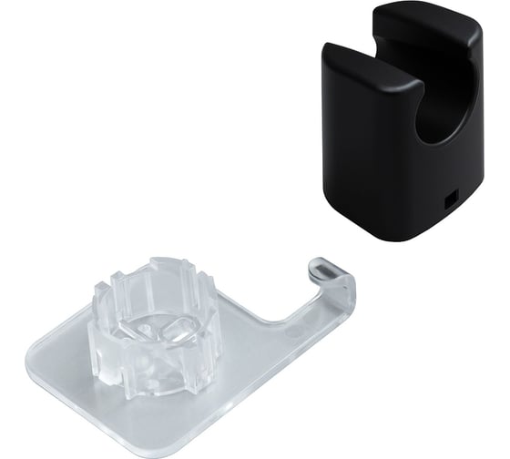 Держатель душа ALLEN BRAU 5.21B17-31 INFINITY ABS, черный мат (296313) 00296313