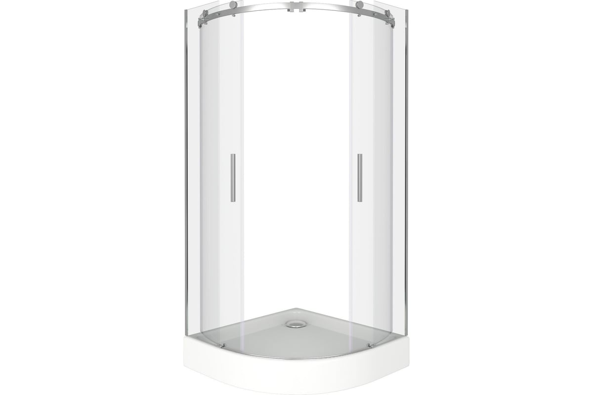 Душевое ограждение Good Door GALAXY R-TD-90-C-CH ГЛ00008 - выгодная ...