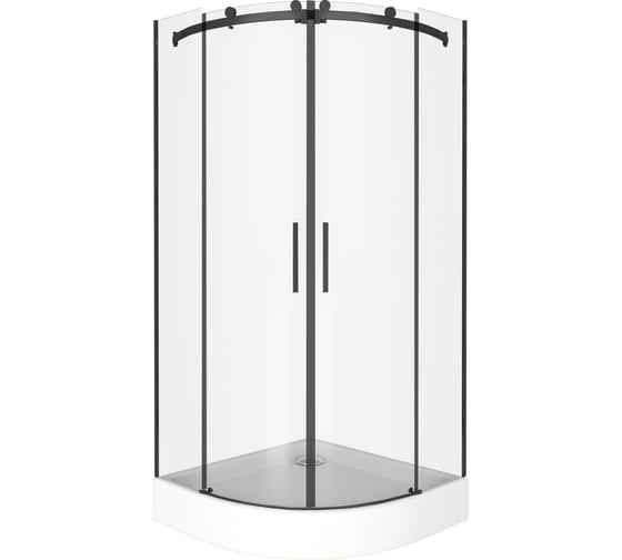 Душевое ограждение Good Door GALAXY R-TD-90-C-B ГЛ00018