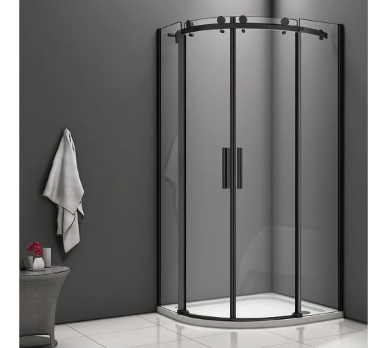 Душевое ограждение Good Door GALAXY R-TD-90-C-B ГЛ00018