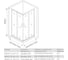 Душевое ограждение Good Door INFINITY CR-80-C-CH ИН00014 4