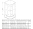Душевое ограждение Good Door INFINITY R-80-G-CH ИН00003 4