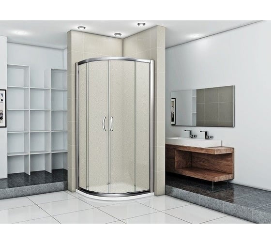 Душевое ограждение Good Door INFINITY R-90-G-CH ИН00006