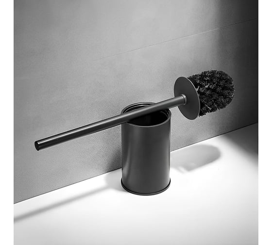 Ершик для унитаза напольный Maretti Umbria Black, черный UMB57N24