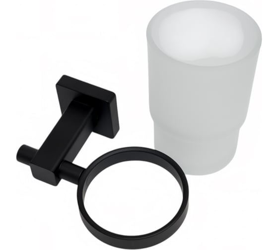 Стакан для ванной комнаты Maretti Umbria Black, черный UMB541P45
