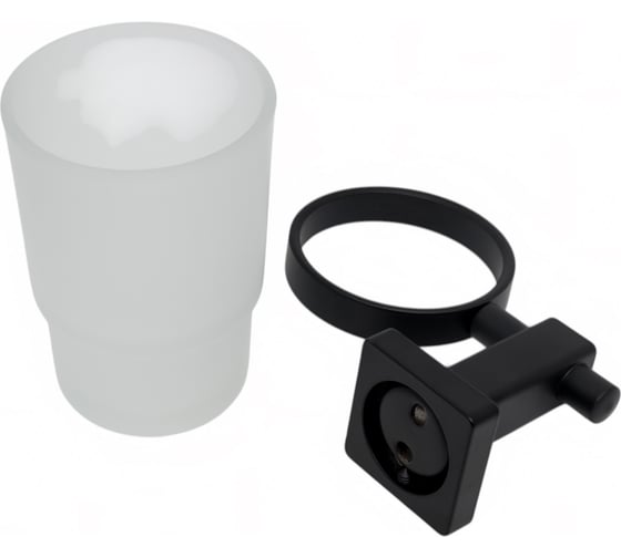Стакан для ванной комнаты Maretti Umbria Black, черный UMB541P45