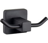 Крючок для ванной комнаты двойной Maretti Umbria Black, черный UMB53299