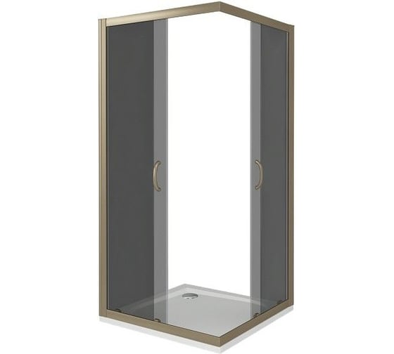 Душевое ограждение Good Door JAZZE CR-80-B-BR ДЖ00039