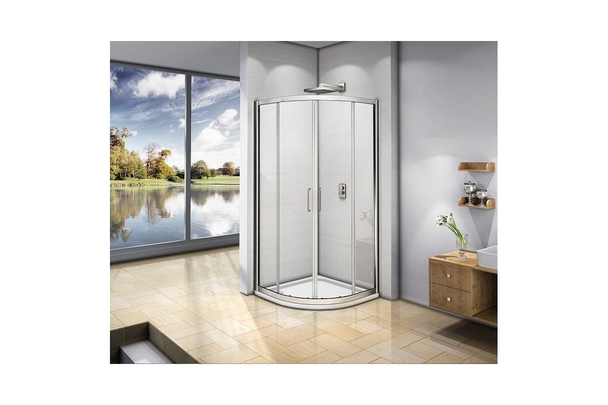 Душевое ограждение Good Door NEO R-90-С-CH НЕ00009 - выгодная цена ...