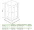 Душевое ограждение Good Door NEO R-90-С-CH НЕ00009 3