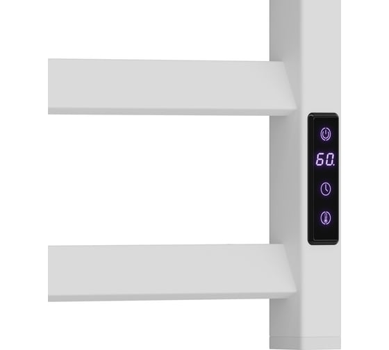 Полотенцесушитель электрический Point Атлант П8 400x800, диммер справа, белый PN18848W
