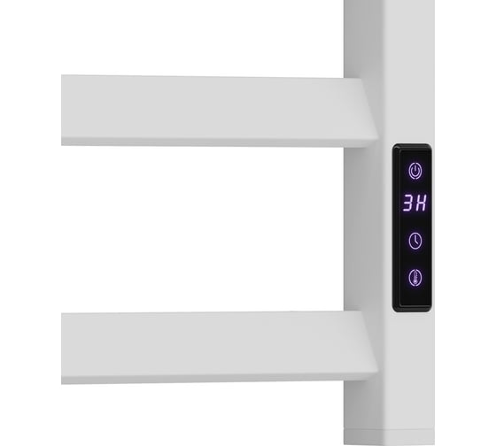 Полотенцесушитель электрический Point Атлант П8 400x800, диммер справа, белый PN18848W