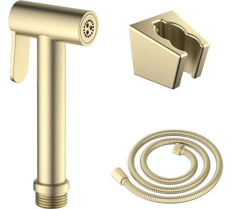 Гигиенический ручной душ AQUATEK AQ2054BG со шлангом 120 см и держателем, шлиф. золото 00000139848