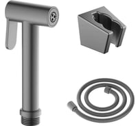 Гигиенический ручной душ AQUATEK AQ2054BGM со шлангом 120 см и держателем, шлиф. черный хром 00000139741