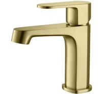 Смеситель для раковины Aquatek AQ1210BG ОБЕРОН 98, без донного клапана, шлиф. золото 00000139789