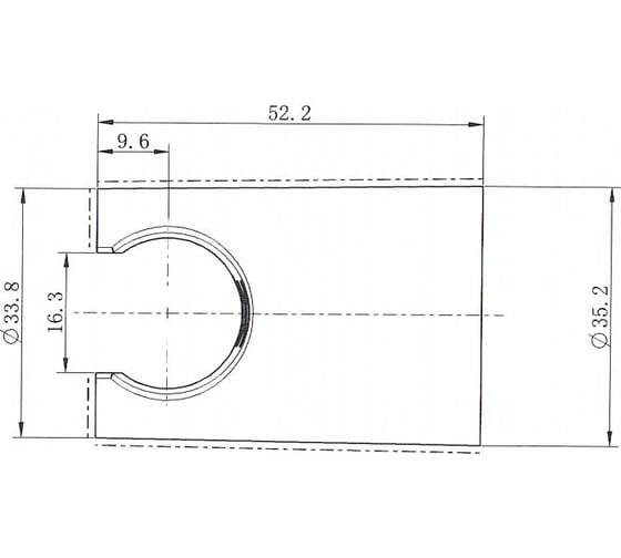 Держатель душа ALLEN BRAU 5.31B15-00 PRIORITY ABS, хром 296354 00296354