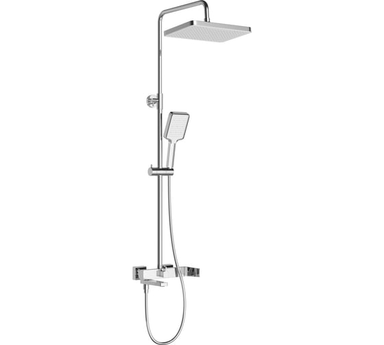 Душевая стойка со смесителем и изливом BelBagno ARDENTE хром ARDENTE-VSCM-CRM