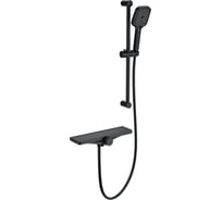 Смеситель для ванны с душем и термостатом Wonzon & Woghand Черный матовый WW-B2551-A-MB