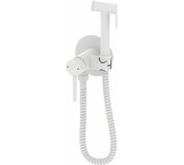 Смеситель с гигиеническим душем встраиваемый Wonzon & Woghand Белый матовый WW-88829902-MW