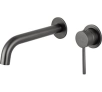 Смеситель для раковины встраиваемый Wonzon & Woghand Темный графит WW-88869017-BGM