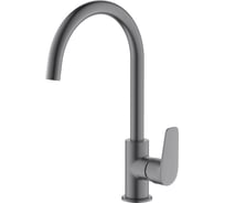 Смеситель для кухни Aquatek AQ1182BGM БЕТТА, шлиф. черный хром 00000139683