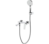 Смеситель для ванны и душа CEZARES однорычажный в комплекте с ручным душем, шлангом и держателем, хром COMFORT-VD-01