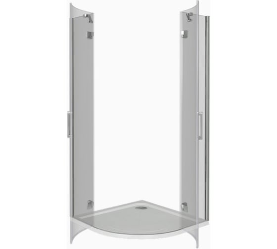 Душевое ограждение Good Door SATURN R-100-C-CH СА00013