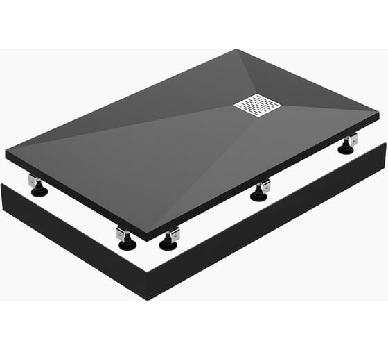 Литьевой поддон Good Door Essentia белый 1200x800 ЛП00082