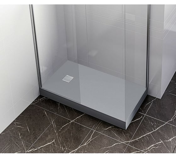 Литьевой поддон Good Door Essentia белый 1200x700 ЛП00082