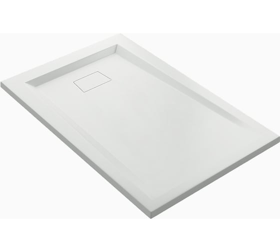 Литьевой поддон Good Door Атриум 1100x800 белый ЛП00001