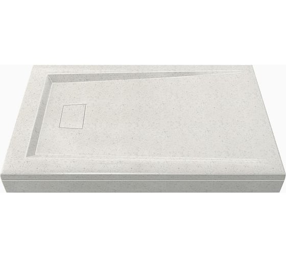 Литьевой поддон Good Door Атриум 1100x800 белый ЛП00001