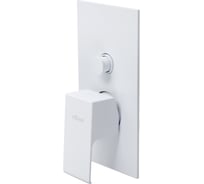 Встраиваемый однорычажный смеситель для душа CEZARES с переключателем, исполнение белый матовый PORTA-VDIM-BIO