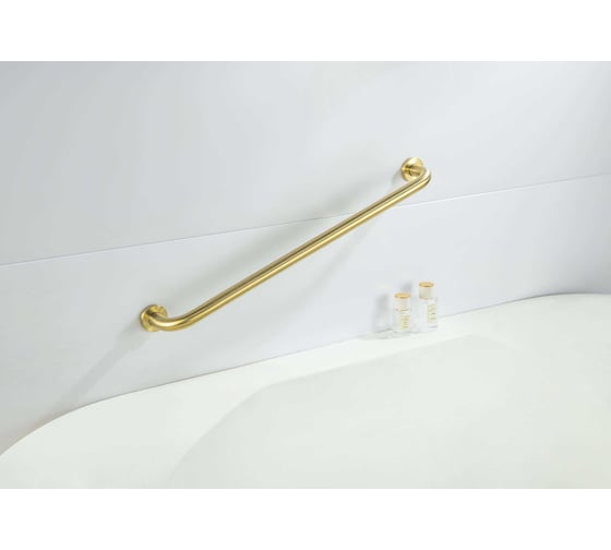 Поручень Aquatek AQ4996BG 650 мм, шлиф. золото 00000139899