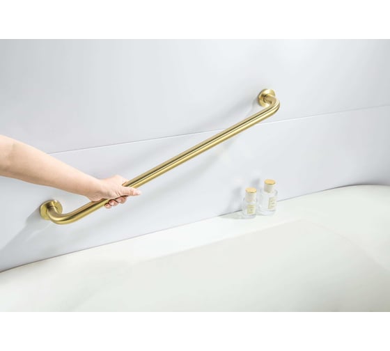 Поручень Aquatek AQ4996BG 650 мм, шлиф. золото 00000139899