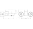 Смеситель для ванны DIVINO D40 мм, короткий излив 3006 2