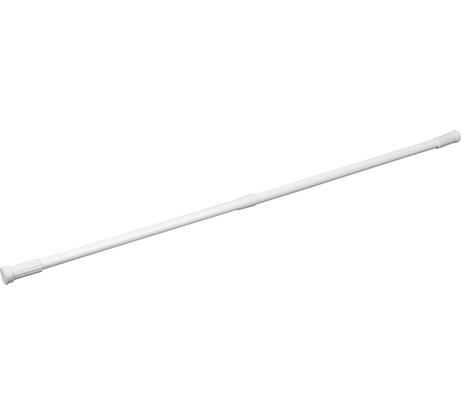 Карниз для ванной Vidage телескопический, цвет: белый, длина 70-120 см 1305010