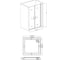 Душевое ограждение Good Door PANDORA SD-90-C-CH ПД00078 6