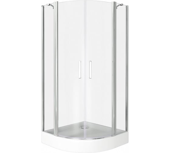 Душевое ограждение Good Door PANDORA R-100-C-CH ПД00076