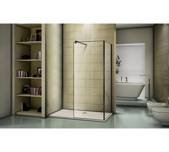 Душевое ограждение Good Door WALK IN SP2-90-C-B ВИ00022