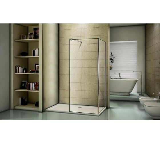 Душевое ограждение Good Door WALK IN SP+P-80-C-CH ВИ00008