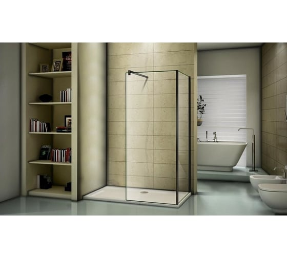 Душевое ограждение Good Door WALK IN SP+P-80-C-CH ВИ00008